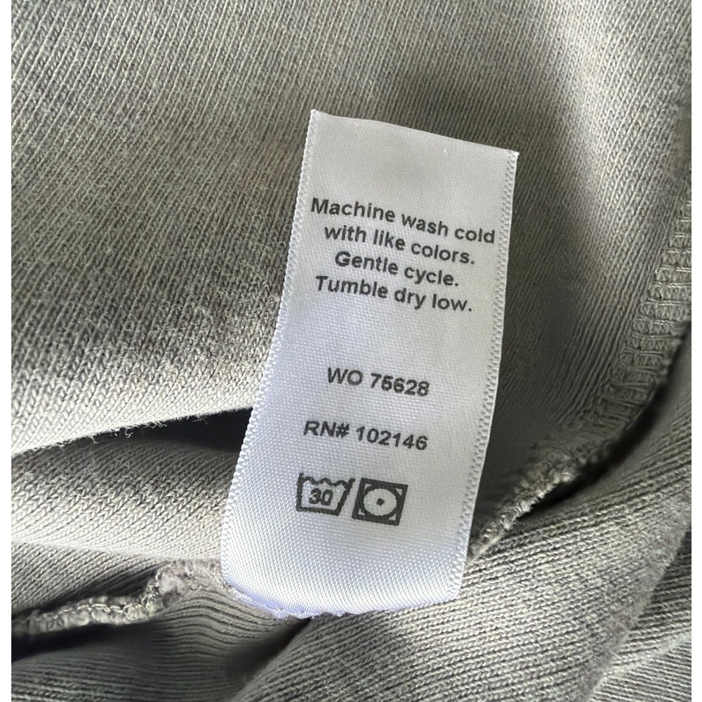 Michael Stars Womens Grey Long Sleeve Crew Neck Cotton Tee OS Made in USA - Picture 5 of 8